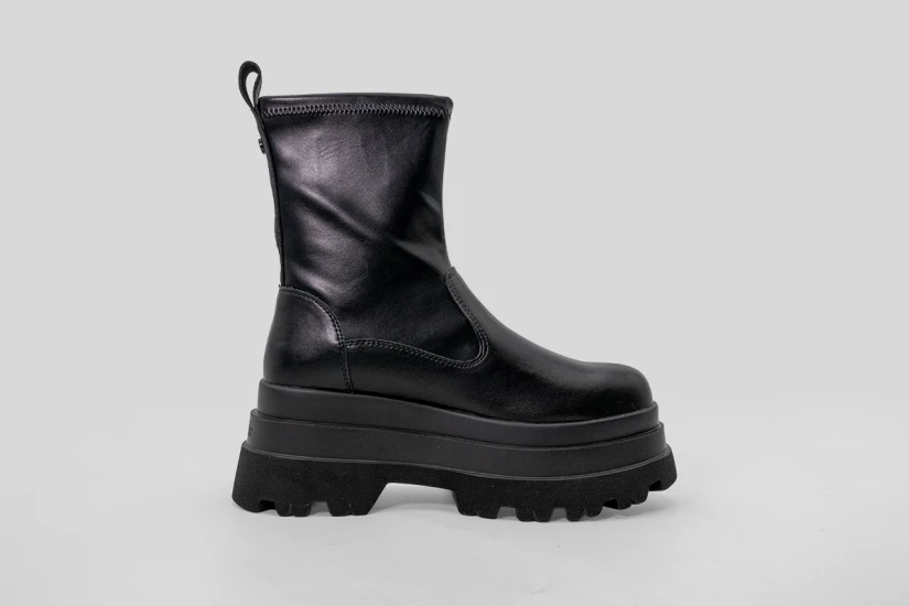 Buffalo Jupiter Sock Boot Μποτάκια Μαύρα