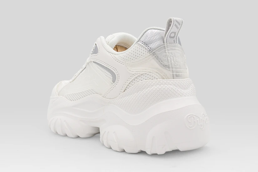 Buffalo Bliss Mesh Sneakers Λευκά