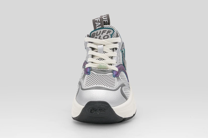 Buffalo Ridr One Γυναικεία Sneakers Ασημί, Μπλε, Πράσινα