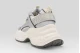 Buffalo Yuno One Sneakers Λευκά, Ασημί, Μαύρα