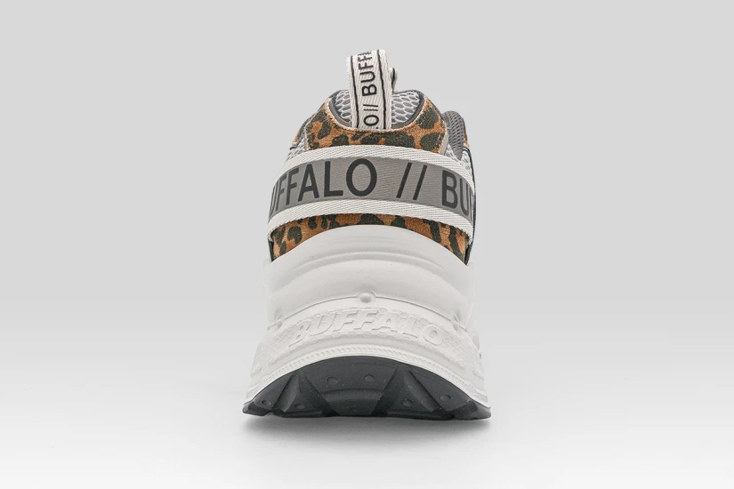 Buffalo Yuno One Sneakers Γκρι, Λεοπάρ