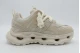 Buffalo Malaga Lace Γυναικεία Sneakers Μπεζ