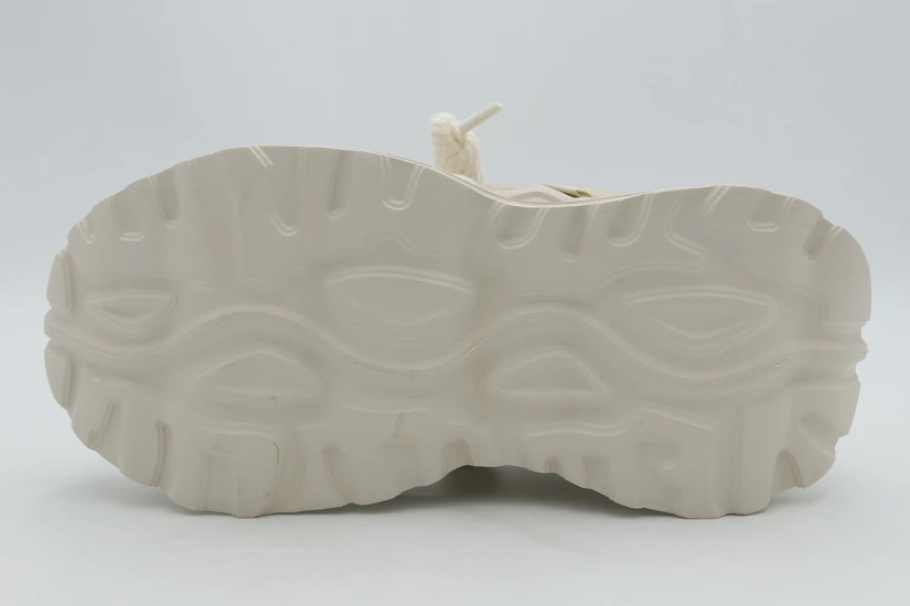 Buffalo Malaga Lace Γυναικεία Sneakers Μπεζ
