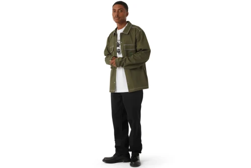 Huf Mason Jacket Ανδρικό (BU00212 HUNTER GREEN)