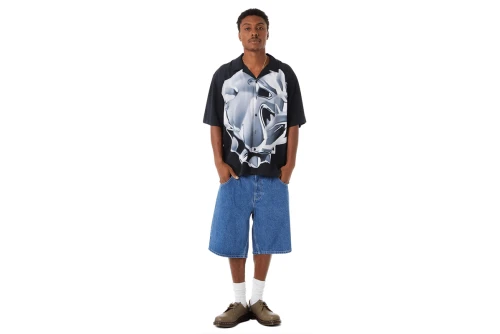 Huf Big Dawg S-S Resort Πουκάμισο Κοντομάνικο Ανδρικό (BU00231 BLACK)