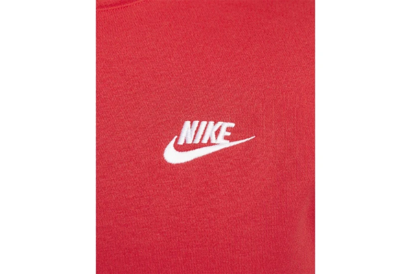 Nike Sportswear Club Fleece Ανδρικό Φούτερ Με Κουκούλα Κόκκινο