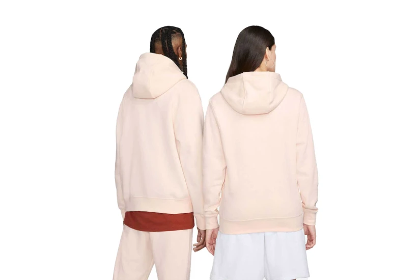 Nike Sportswear Club Fleece Ανδρικό Φούτερ Με Κουκούλα Ροζ