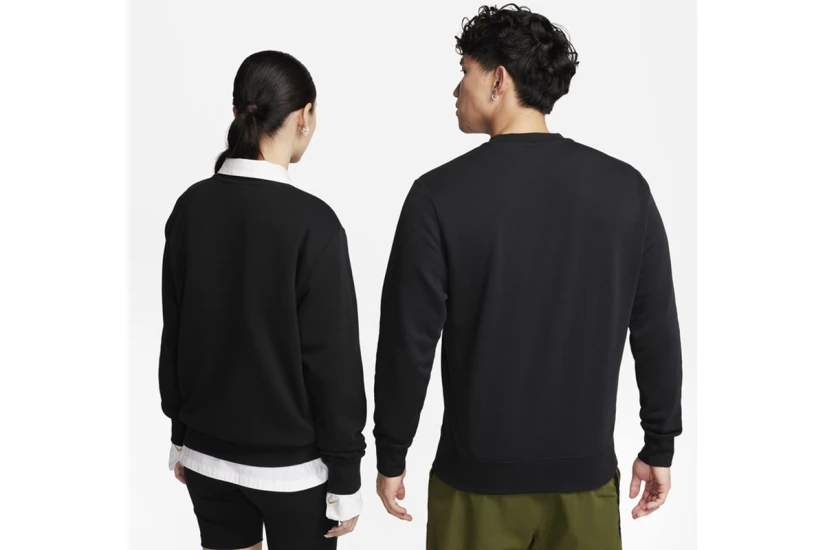 Nike Sportswear Club Ανδρικό Φούτερ με Λαιμόκοψη Μαύρο