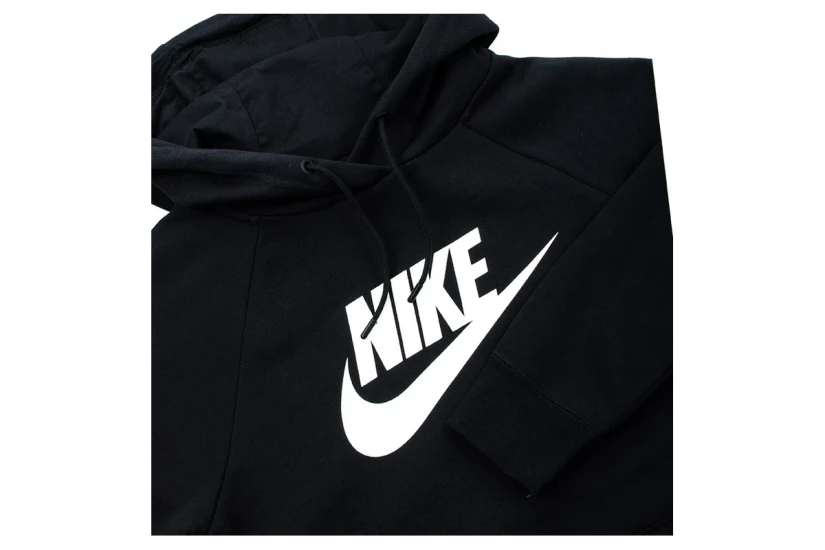 Nike Sportswear Essential Γυναικείο Φούτερ με Κουκούλα Μαύρο