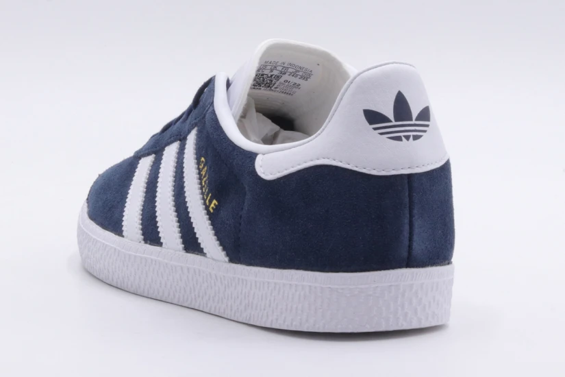 Adidas Originals Gazelle Παιδικά Sneakers Μπλε Σκούρα, Λευκά