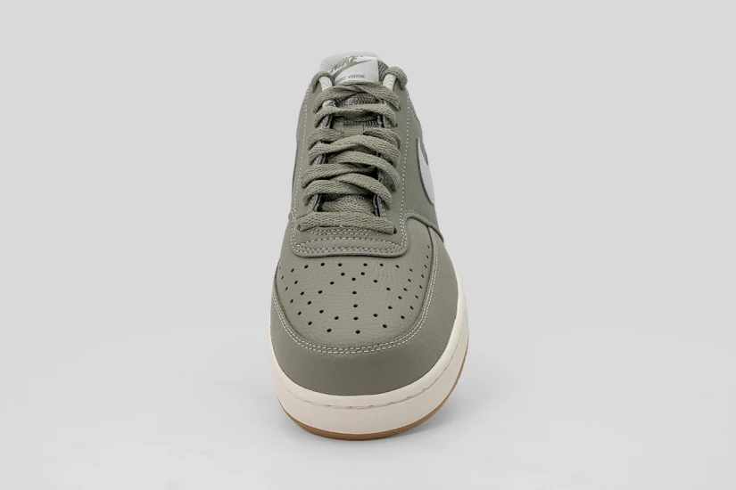Nike Court Vision Low Ανδρικά Sneakers Χακί, Λευκά