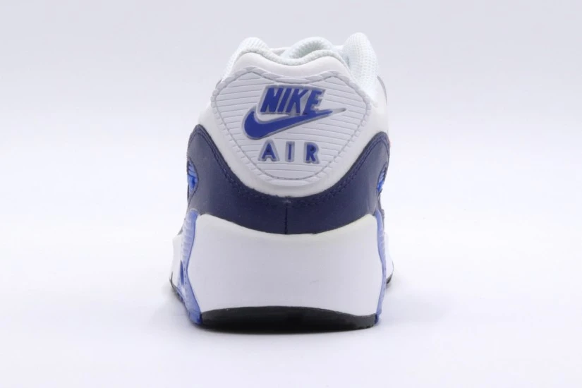 Nike Air Max 90 LTR Sneakers Λευκά, Μπλε Σκούρα, Πορτοκαλί