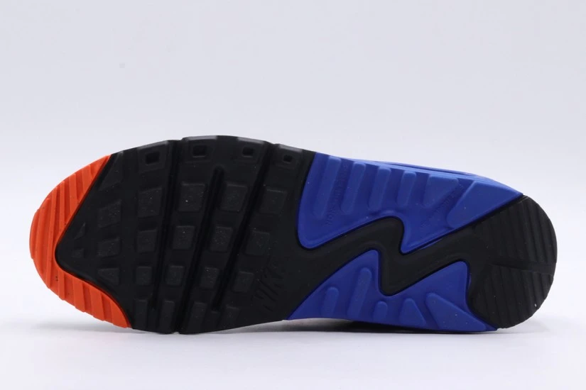 Nike Air Max 90 LTR Sneakers Λευκά, Μπλε Σκούρα, Πορτοκαλί