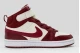 Nike Court Borough Mid 2 Παιδικά Sneakers Μπεζ, Μπορντό, Λευκά