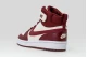 Nike Court Borough Mid 2 Παιδικά Sneakers Μπεζ, Μπορντό, Λευκά