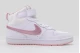 Nike Court Borough Mid 2 Παιδικά Sneakers Λευκά, Ροζ