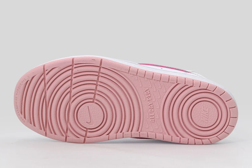 Nike Court Borough Mid 2 Παιδικά Sneakers Λευκά, Ροζ