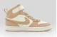 Nike Court Borough Mid 2 Παιδικά Sneakers Μπεζ, Λευκά