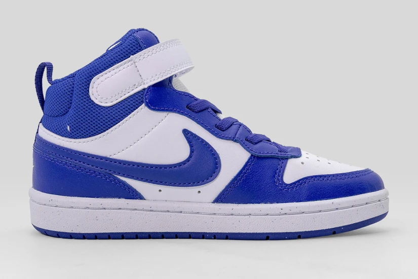 Nike Court Borough Mid 2 Παιδικά Sneakers Λευκά, Ρουά