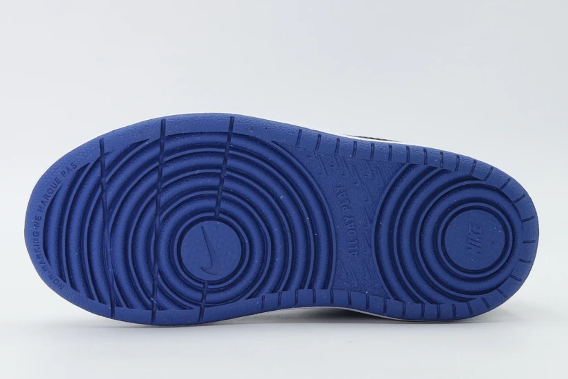 Nike Court Borough Mid 2 Βρεφικά Sneakers Μπλε, Μαύρα, Λευκά