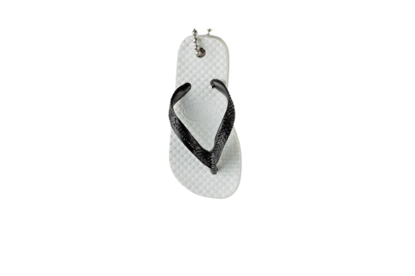 Havaianas Chaveiro Μπρελόκ Λευκό, Μαύρο