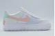 Nike Air Force 1 Shadow Sneakers Λευκά, Μέντα, Ροζ, Εκρού