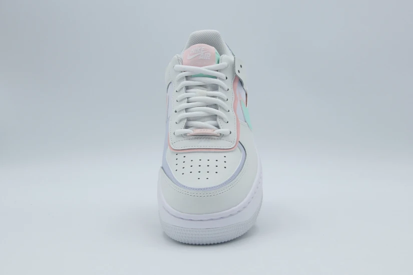 Nike Air Force 1 Shadow Sneakers Λευκά, Μέντα, Ροζ, Εκρού