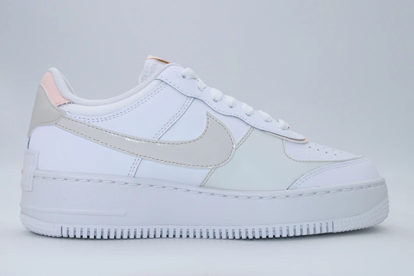 Nike Air Force 1 Shadow Sneakers Λευκά, Σομόν
