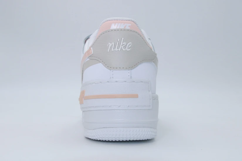 Nike Air Force 1 Shadow Sneakers Λευκά, Σομόν