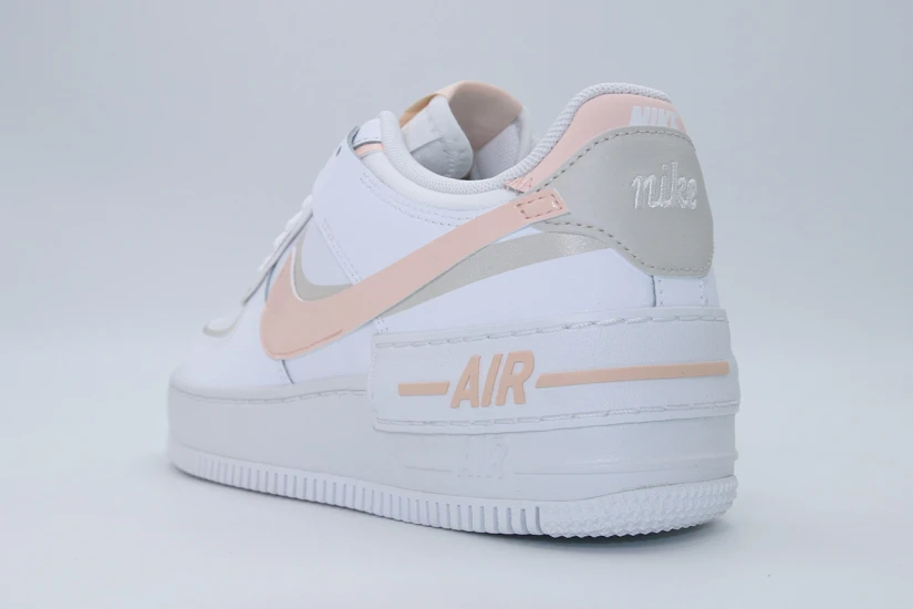 Nike Air Force 1 Shadow Sneakers Λευκά, Σομόν