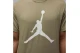 Jordan Jumpman Ανδρικό Κοντομάνικο T-Shirt Χακί