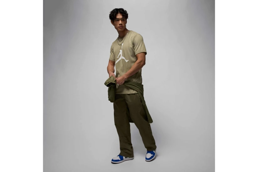 Jordan Jumpman Ανδρικό Κοντομάνικο T-Shirt Χακί
