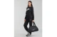 Nike Sportswear Essential Γυναικείο Cropped Φούτερ με Κουκούλα Μαύρο