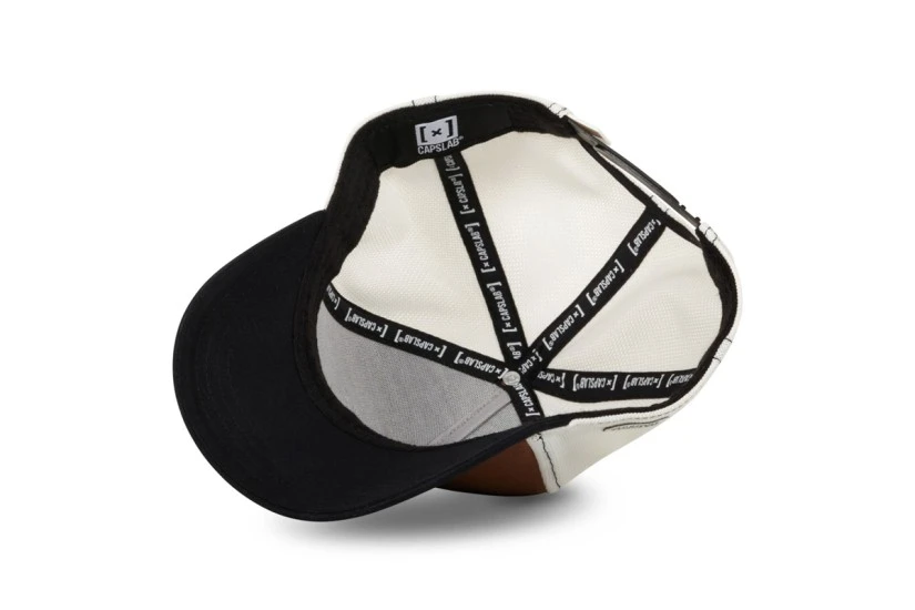 Capslab Mona Chica Trucker Καπέλο Snapback Μαύρο, Καφέ, Λευκό