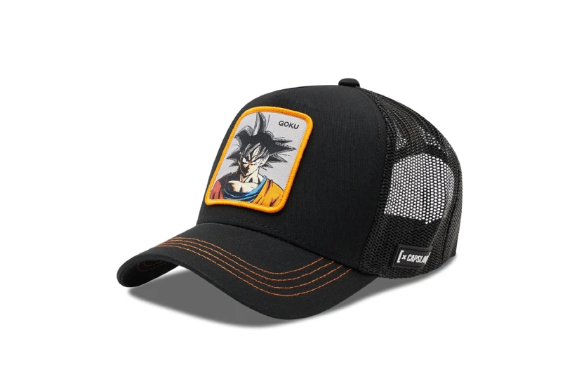 Capslab Dragon Ball Z Goku Saiyan Καπέλο Snapback Μαύρο
