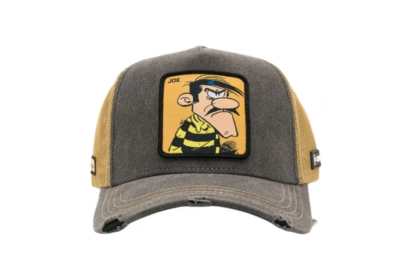 Capslab Classic Comics Joe Καπέλο Snapback Γκρι Σκούρο, Μπεζ, Κίτρινο, Μαύρο