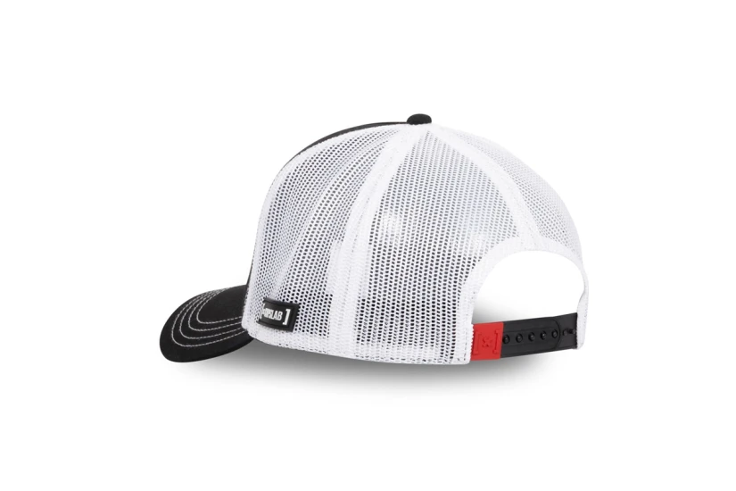 Capslab One Piece Luffy Trucker Καπέλο Snapback Μαύρο, Λευκό, Κόκκινο