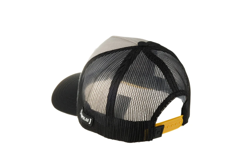 Capslab Cheers Trucker Καπέλο Snapback Μαύρο, Γκρι, Κίτρινο