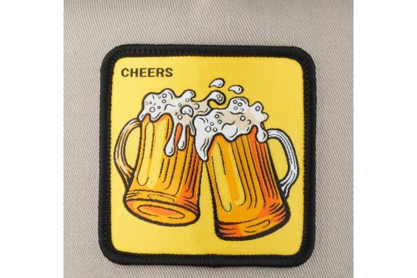 Capslab Cheers Trucker Καπέλο Snapback Μαύρο, Γκρι, Κίτρινο