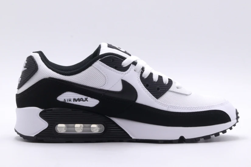 Nike Air Max 90 Ανδρικά Sneakers Λευκά, Μαύρα
