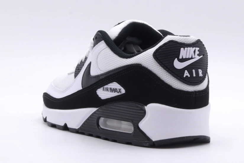 Nike Air Max 90 Ανδρικά Sneakers Λευκά, Μαύρα