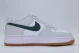Nike Air Force 1 Sneakers Γκρι Ανοιχτό, Λευκά, Πράσινα