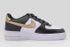 Nike Air Force 1 Sneakers Μαύρα, Χρυσά, Λευκά