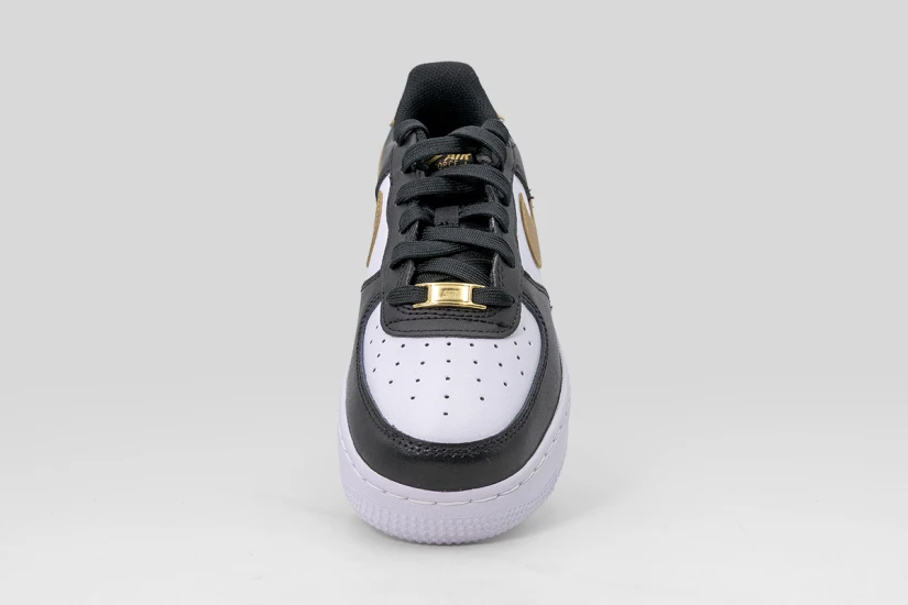 Nike Air Force 1 Sneakers Μαύρα, Χρυσά, Λευκά
