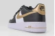 Nike Air Force 1 Sneakers Μαύρα, Χρυσά, Λευκά
