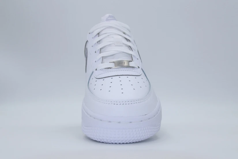 Nike Air Force 1 Sneakers Λευκά, Γκρι Ανοιχτό
