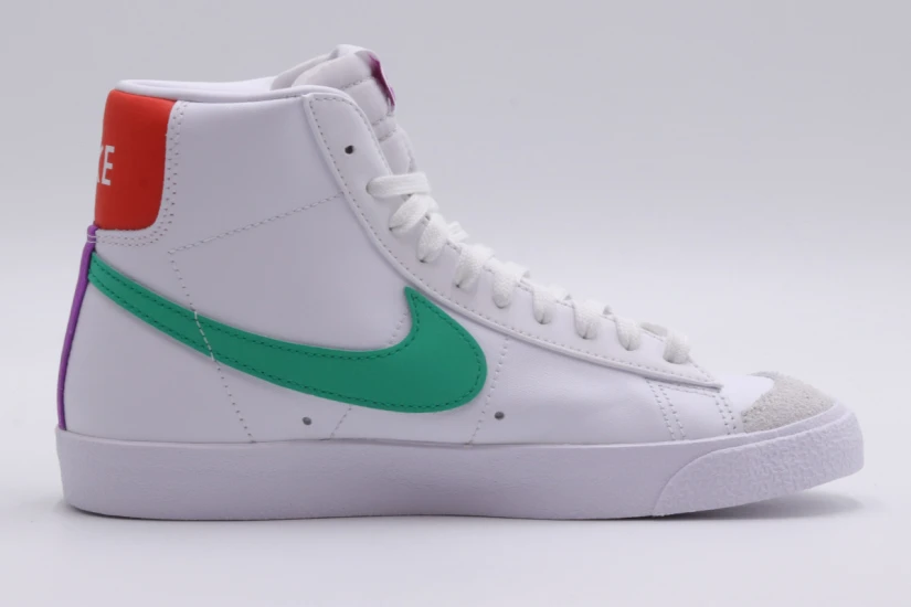 Nike Blazer Mid 77 Sneakers Λευκά, Πράσινα, Μωβ, Κόκκινα