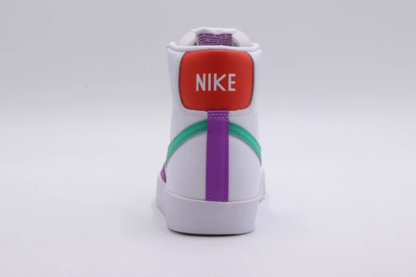 Nike Blazer Mid 77 Sneakers Λευκά, Πράσινα, Μωβ, Κόκκινα