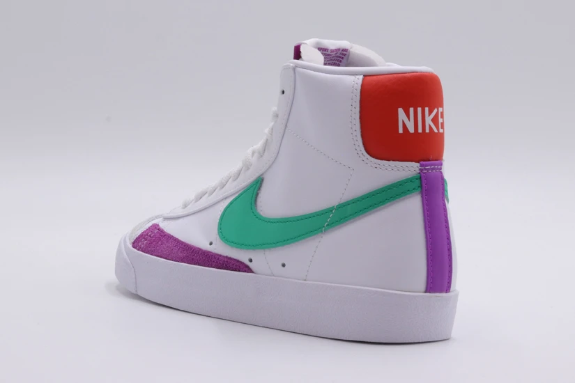 Nike Blazer Mid 77 Sneakers Λευκά, Πράσινα, Μωβ, Κόκκινα