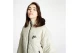 Nike Sportswear Synthetic-Fill Γυναικείο Μπουφάν Puffer με Κουκούλα Γκρι Ανοιχτό, Λευκό